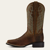Women's Round Up Wide Square Toe Western Boot