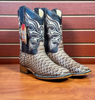Men's boot fish print