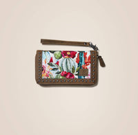 Cactus Flower Clutch Wallet