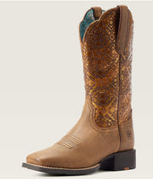 Round Up Wide Square Toe Western Boot